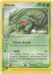 Grovyle 004 Non-Holo Winner Stamp Promo - 2003 E-League